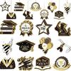 Graduation Wooden Hanging Decorations 2D Congratulatory Ornaments for University Graduation Party Supplies Set of Multiple Designs