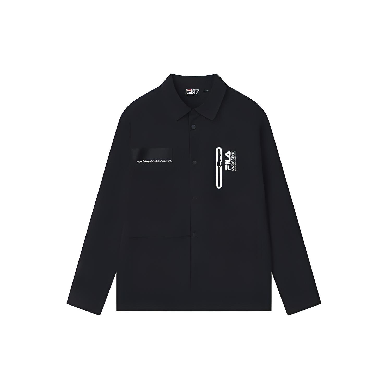 FILA Shirts Men s Jet Black Moderate F11M329401F-BK S