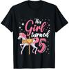 Carousel Birthday Party Supplies This Girl Turned 5 T-Shirt