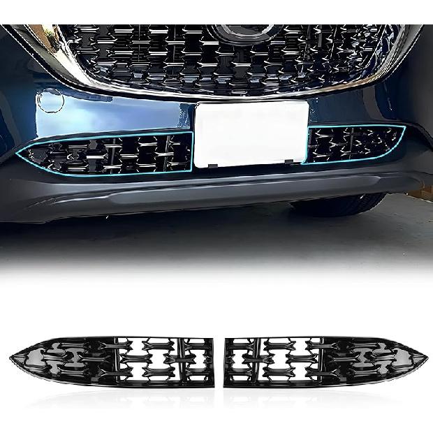 LUWU Front Grill Mesh Compatible With   2024 2025 Mazda CX-5 Front Mesh Grill erts Trims Front Mesh Grille Cover Guard for 2024 2025 Mazda CX5 Car