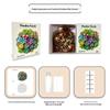 HOOLOOG Wooden Mosaic Succulent Puzzle Gift & Decorative Money Box