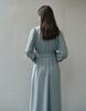 GIEMAR Round Neck Long Dress Green