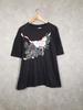 Vintage Hanes Floral Butterfly Graphic Single Stitch TShirt Women XL CA1202