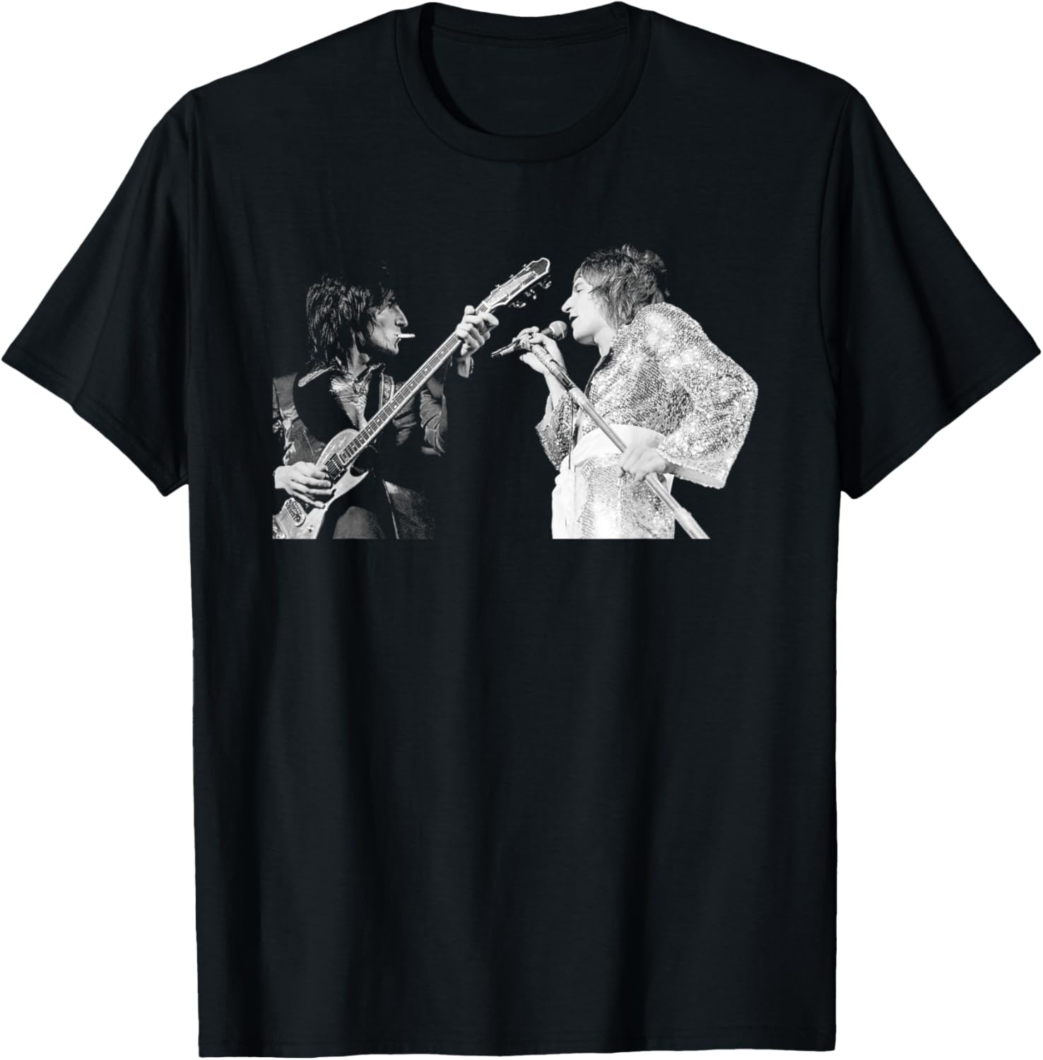Ronnie Wood & Rod Stewart The Faces Reading Festival 1972 T-Shirt S разноцветный