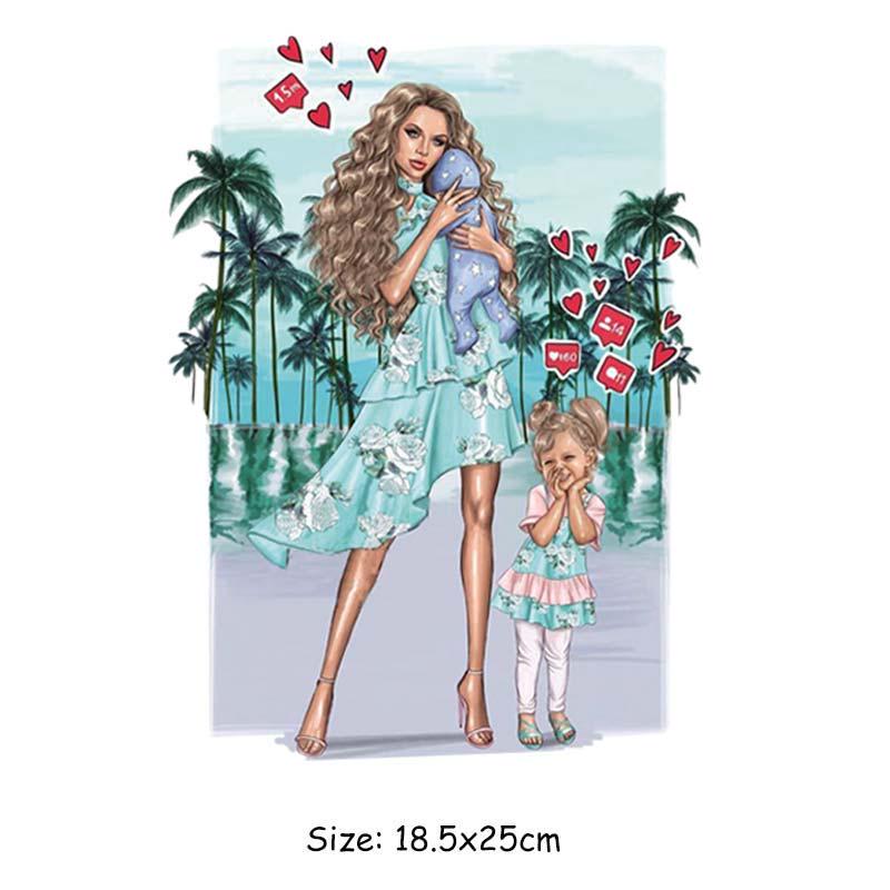 

Женские термопереводные картинки для одежды, модная женская термопереводная моющаяся футболка, украшение для джинсов, наклейки «сделай сам», наклейки для детей и мам