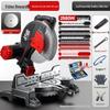 High-Precision 10" Aluminum Cutting Machine & 12" 45° Miter Saw for Wood Corners