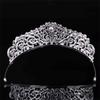 Baroque Rhinestone Tiara Zinc Zinc Alloy Crown Hair Accessory Temperament Princess Crown  Women