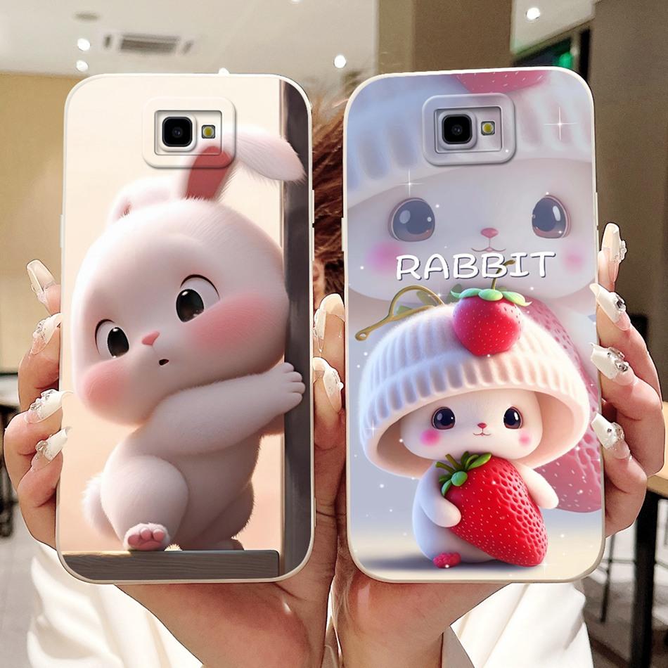 For Samsung Galaxy J4 Core J4+ Cute Rabbit Cat Cartoon Case For Samsung J4 Plus J4Core Shockproof Soft Silicone Phone Cases