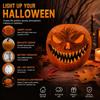 Ornamento di Halloween Attivato dalla Voce Lampada LED Attivata dal Suono Luce Zucca Interno