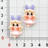Crying Cartoon Girl Resin Accessories: Handmade Hair Clip, Shoe Buckle, Fridge Magnet, Cup Sticker, Phone Case Decor