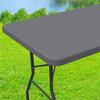 Homaxy Stretch Spandex Washable Elastic Tablecover Round Waterproof Table Cloth Outdoor Retangle Picnic Banquet Party Tablecloth