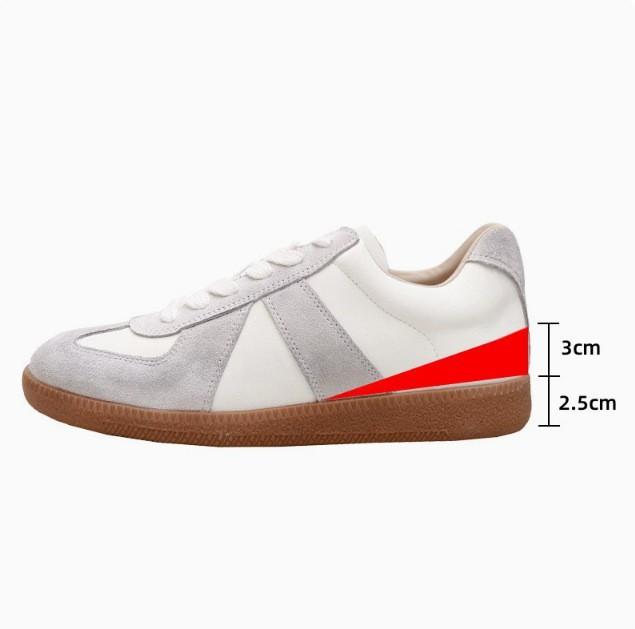 

Версия из коровьей кожи серебристые немецкие тренировочные туфли женские со скрытой платформой кожаная расцветка спортивные и повседневные кеды на плоской подошве универсальные белые 40