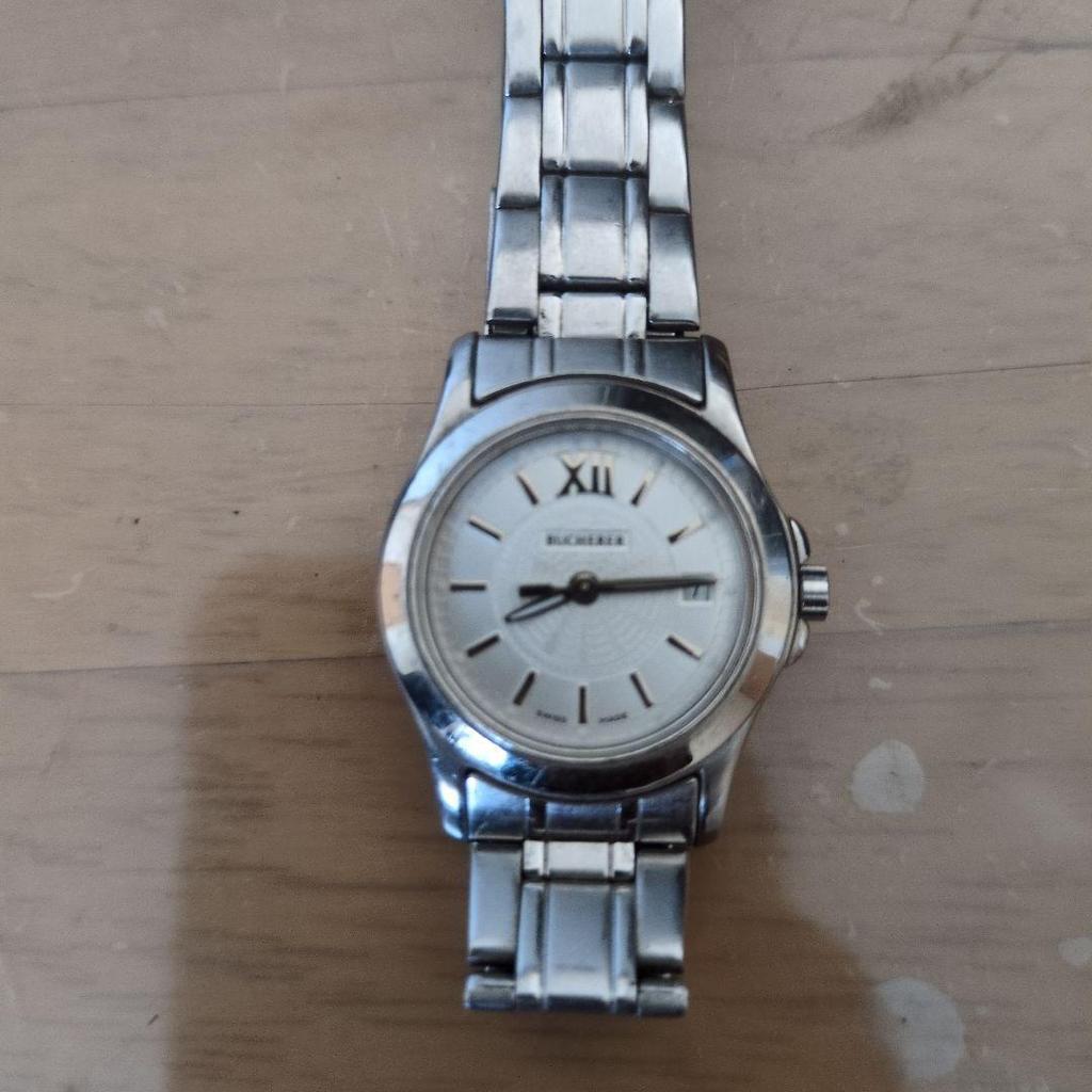 Used Bucherer Silver Analog Watch