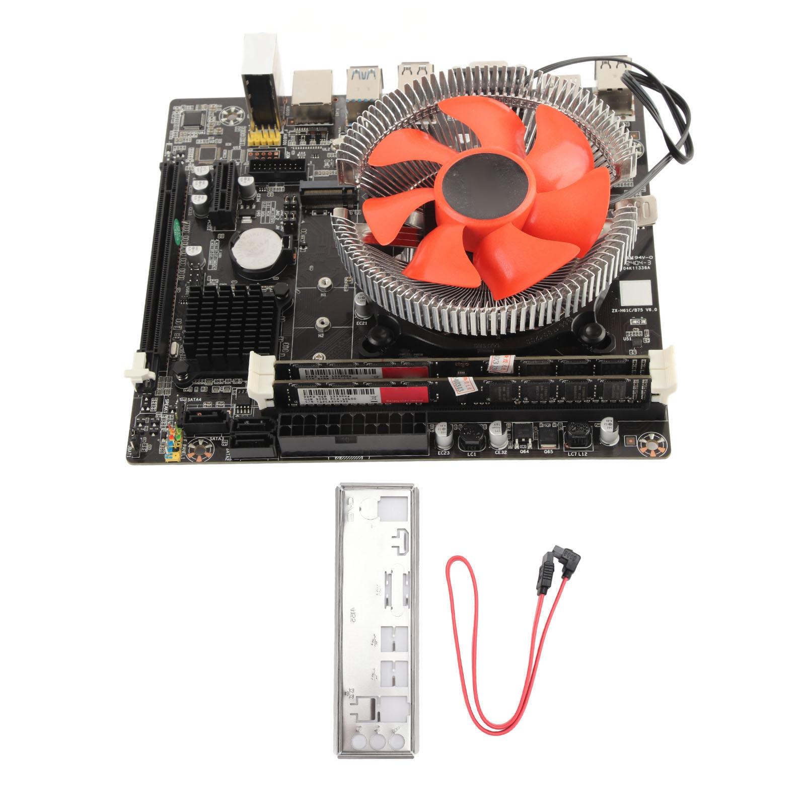 

Набір материнської плати B75 Процесор I5 3470 8 ГБ DDR3 Комбо материнської плати та процесора з вентилятором для настільного комп ютера ПК