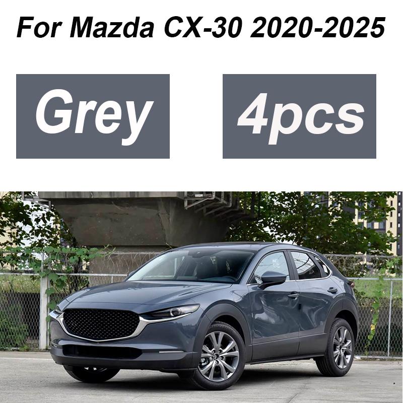 For Mazda CX-30 Accessories 2025 -2025 4PCS Painted Car Front Mudguards Splash Guard Rear Muds Fender Wheels Car Accessories