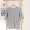 YERAD Light Luxury Sparkling Short-Sleeve Knit Cardigan