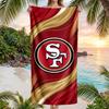 Asciugamano da Spiaggia alla Moda San Francisco 49ers Asciugamano Portatile Morbido ad Asciugatura Rapida per Nuoto Campeggio Vacanze
