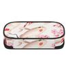 Pen Case Organized Storage 300D Polyester Smooth Zipper with Main Pocket Mesh Layer and Removable Pen Divider for Boys Girls