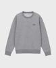 BASIC HOUSE Uni Graphic Fleece-Lined Sweatshirt Melange Grey Lwts7151