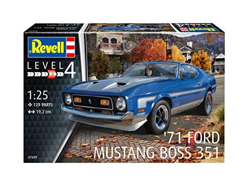 German Revell 1/25 71 Mustang Boss 351 Plastic Model 07699