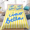C-Ciaos B-Bellas Duvet Cover Set Home Style Bedding Soft Laundry Cotton Bed 3 Piece Set Student Dormitory Gift