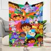 Dora Explorer Blanket Soft & Cozy Suitable for Picnics Couch Office Chair All-Season Use Digital Print Best Holiday Gift for Friends Family