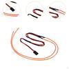 Bright Light Strip Glowing Strobing Line Red 29cm Length Soft Wire Lights RC Car for