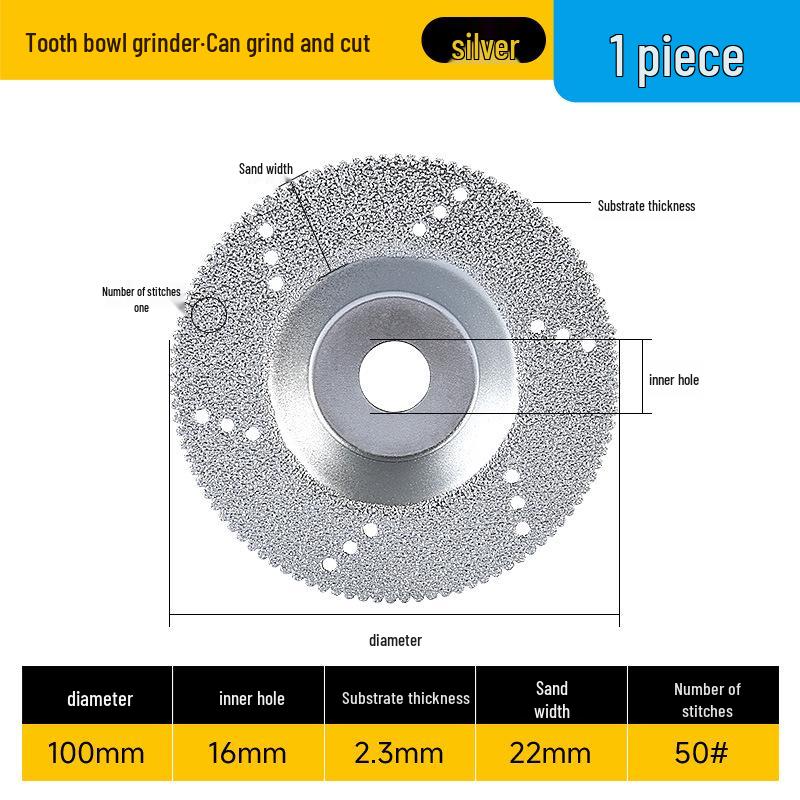 Diamond Brazed Marble and Tile Grinding Disc for Angle Grinders