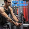Fitness Lat Pull Down Bar  Grip Pulley Cable Machine Attachments Gym Weight Lifting Rope Handle Wrist Workout Equipment