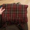 Korean Winter Green Plaid Scarf - Women's High-End Warm Shawl & Neck Warmer in Imitation Cashmere