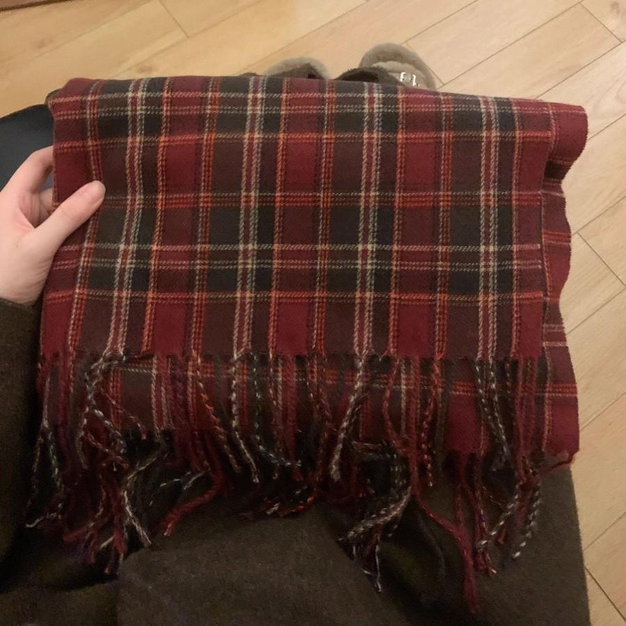 Korean Winter Green Plaid Scarf - Women's High-End Warm Shawl & Neck Warmer in Imitation Cashmere