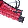 Bra Womens Lace Sexy Gathered Panties Set Bra Triangle Pants Adjustable Bra
