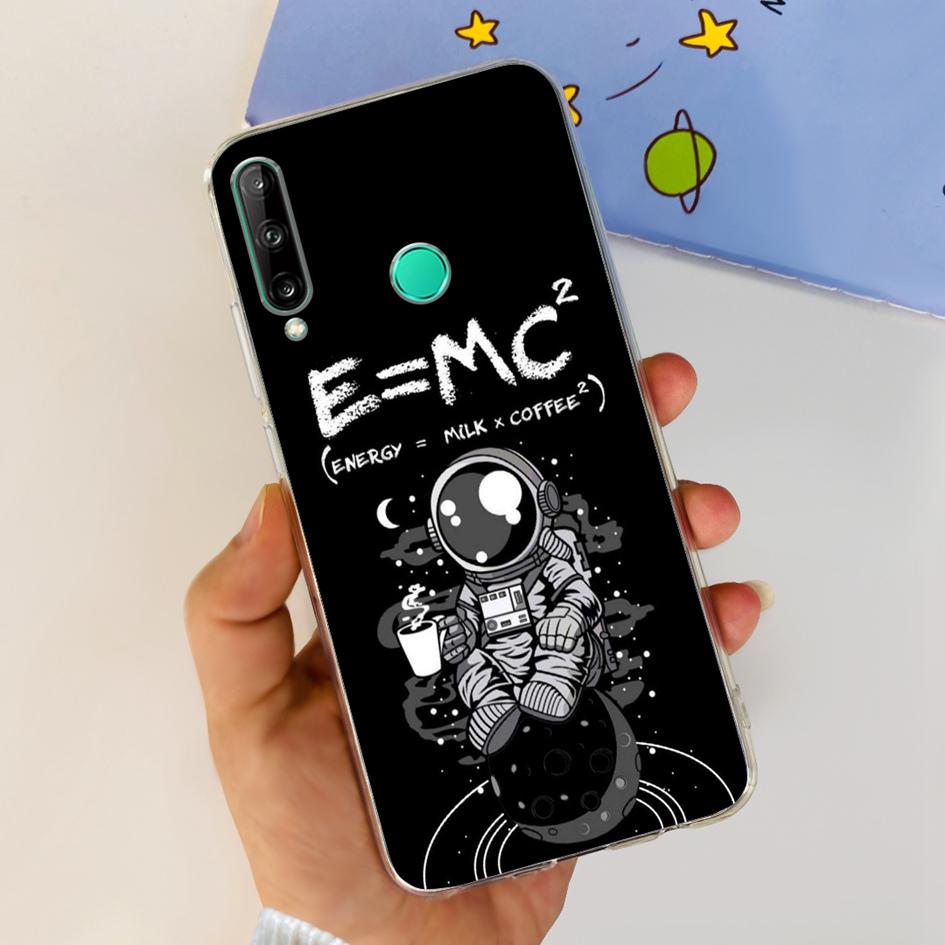 For Huawei Y7p 2020 Case Honor 9C Silicone Cover Fashion Butterfly Clear TPU Fundas For Huawei P40 Lite E ART-L28 ART-L29 Bumper