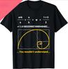 Fibonacci Golden Ratio T-shirt Print Design Gift T-shirt Street Retro T-shirt Shirt Streetwear Women Clothing Fashion Y2K Top