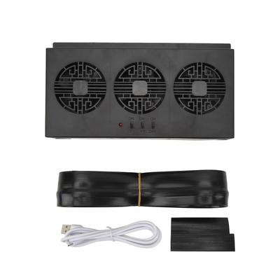 Ventilateur d'extraction de voiture à énergie solaire Refroidissement rapide Élimination des odeurs Portable Économie d'énergie Noir Aération