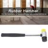Rubber Hammer Double Faced   Steel Pipe Handle Hand Tool for Installation Repair