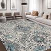 Boho Vintage Washable Non-Slip Area Rug Super Soft Plush Carpet for Living Room Bedroom Classic Decor Floor Mat Cozy Home Decor