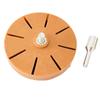 2PCS 3.5-inch Paint Removal Rubber Wheel and Rubber Plate