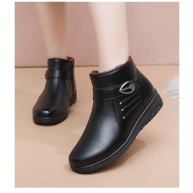 Women S Winter Warm Non Slip Soft Sole Cotton Ankle Boots For Mom
