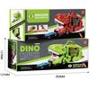 3-in-1 Transforming Dinosaur Toy Car Set for Kids Aged 3-5 with Mini Car Storage