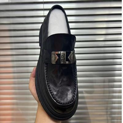 Spring New Men's Shoes Genuine Leather Breathable One-pedal Men's Trendy Versatile Casual Foot Leather Shoes