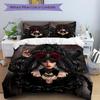 Set Biancheria da Letto Mercoledì 3 Pezzi. Morbido e Comodo Senza Imbottitura Inclusa (1x Copripiumino + 2x Federe) yy251009148