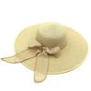 Sun Protection Straw Hats Summer Women Wide Brim Straw Panama Roll Up Hats Belt Buckle Fedora Beach Sun Hats