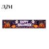 Indoor Wall Hanging Decor Halloween Fence Banner, 118 x 20 Inch Large Yard Sign Banner Flag, Scary Script Killing Game Decorations Party Backdrop