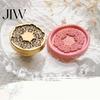 Journal Decoration Seal Wax Stamp, Vintage Plant Pattern Head, Durable Handmade Stationery Accessory Copper Stamp Head Replacement, for Envelope