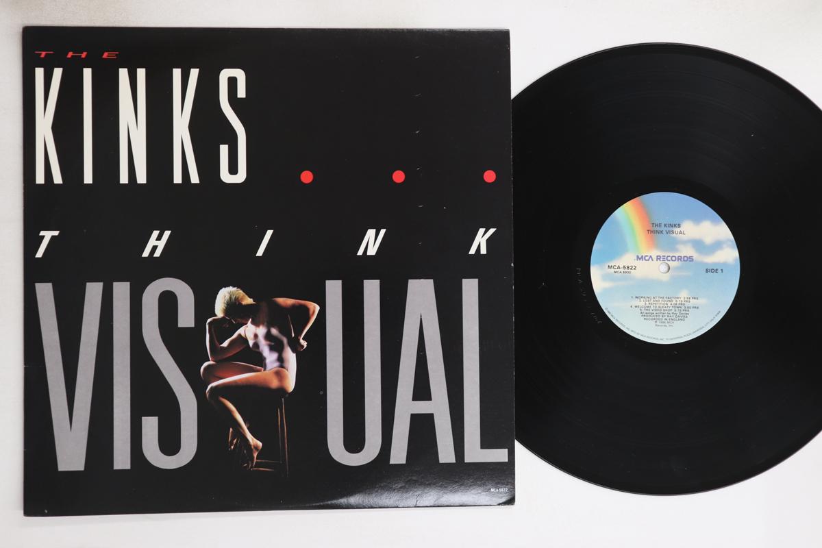 

LP Record KINKS - Think Visual MCA5822 MCA 1986 US Rock Used