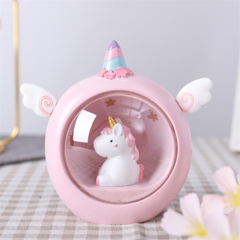 Student Desk USB Touch Night Light - Eye Protection, Cute Pet Design, Milk Star Light, Rechargeable Bedside Lamp
