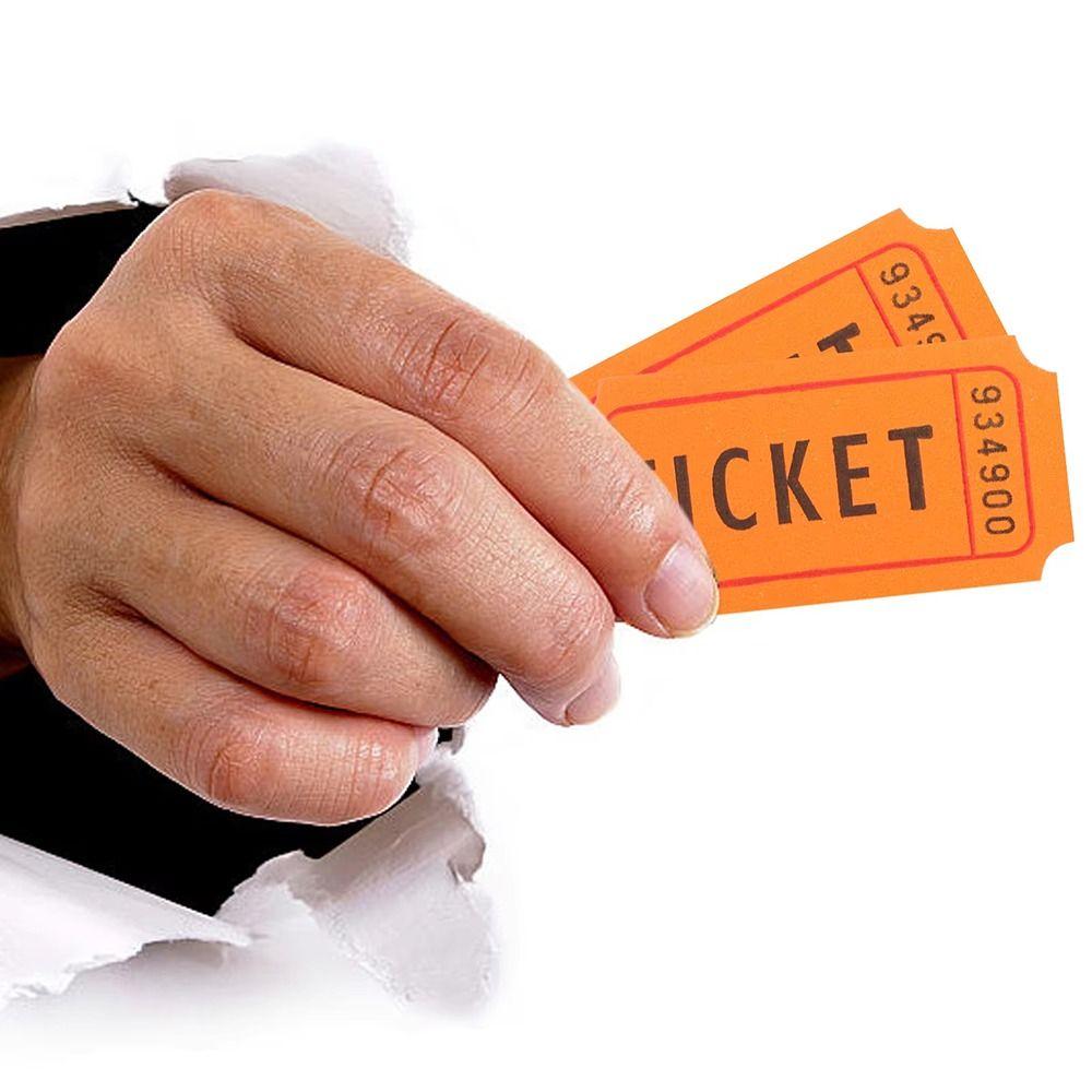 200Pcs For Classroom Celebration Event Tickets Drink Events Lottery Roll Durable Raffle Tickets