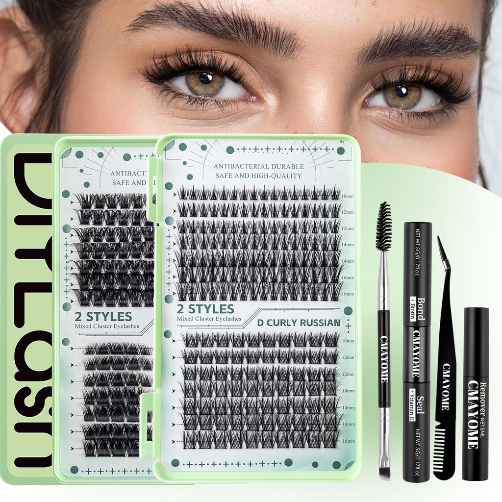 Diy Single Cluster Oblique Flying Hair Large Capacity Eyelash Book Natural Thick D Song Segmented False Eyelashes