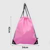 Bolsa de Gimnasio con Cordón para Exterior Mujer Hombre Bolsas con Cuerda Almacenamiento Ropa Zapatos Piscina Embalaje Impermeable Bolsillo Fitness Unisex